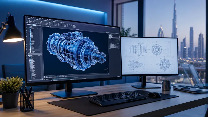 3D CAD design service Dubai UAE β SolidWorks AutoCAD NX Rapid 3D