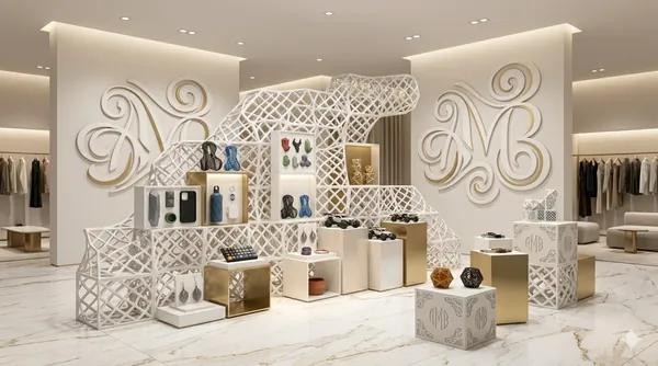 3D printing visual merchandising display props Dubai UAE